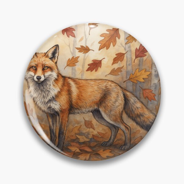 Item preview, Majestic Fox in the Autumn Forest designed and sold by Rob-Son.