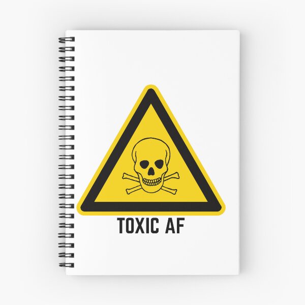 Item preview, Toxic AF Warning Sign designed and sold by MayaCordalia.