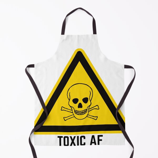Item preview, Toxic AF Warning Sign designed and sold by MayaCordalia.
