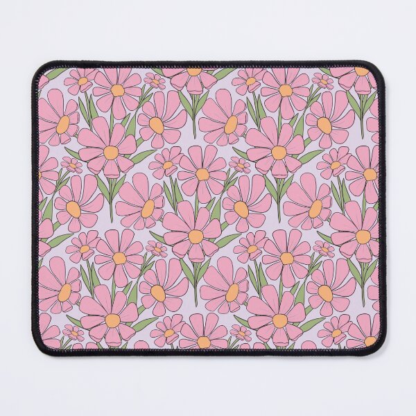 Item preview, Retro Garden Florals in pink designed and sold by creativebakergb.