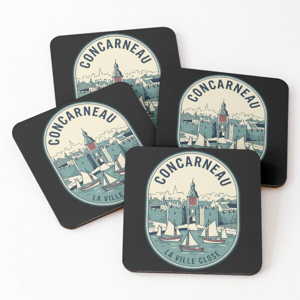 Item preview, Concarneau France La Ville Close Vintage Travel Emblem designed and sold by k3rstman1.