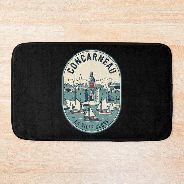 Item preview, Concarneau France La Ville Close Vintage Travel Emblem designed and sold by k3rstman1.
