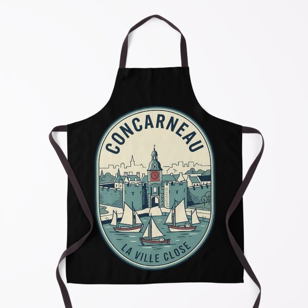 Item preview, Concarneau France La Ville Close Vintage Travel Emblem designed and sold by k3rstman1.