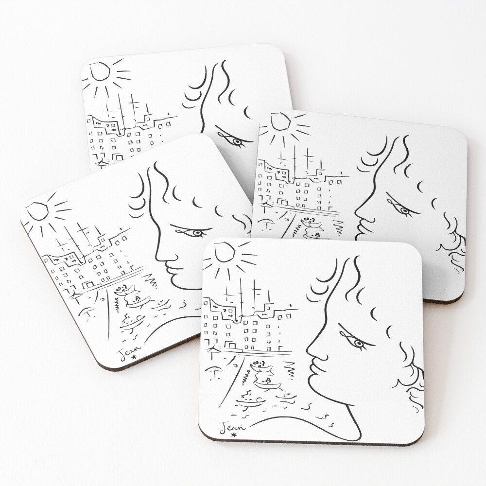Item preview, Coasters (Set of 4) designed and sold by LovableObjects.