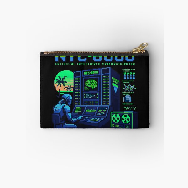 Item preview, Retro AI Supercomputer Robot | 1984 Cyberpunk Vaporwave Computer designed and sold by TEEJAMBOREE.