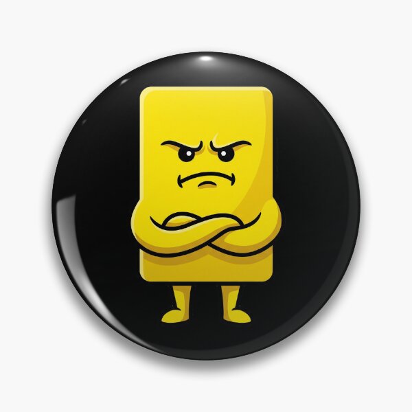 Item preview, Grumpy Yellow Card Funny Soccer Referee Gift designed and sold by BoyleDesignShop.