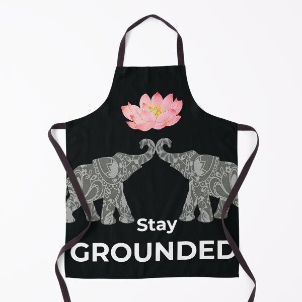 Item preview, Stay grounded mandala elephant art designed and sold by Krishnacre8.
