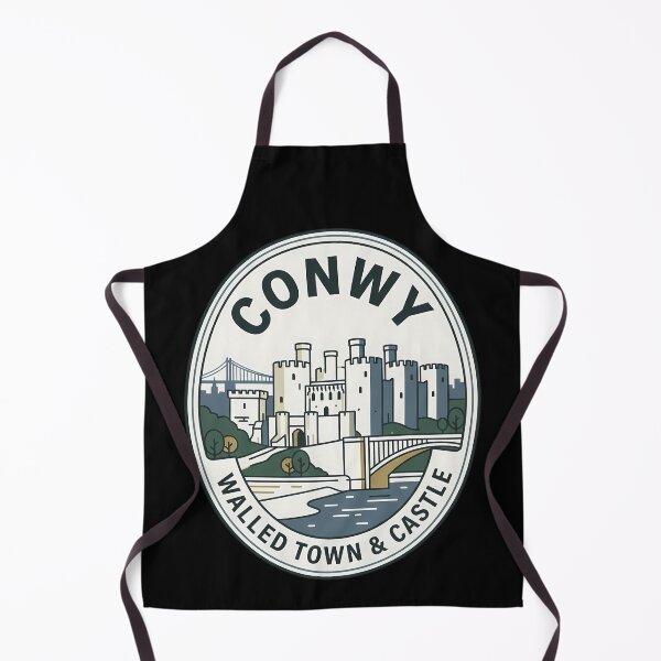 Item preview, Conwy Wales Walled Town Vintage Travel Emblem designed and sold by k3rstman1.