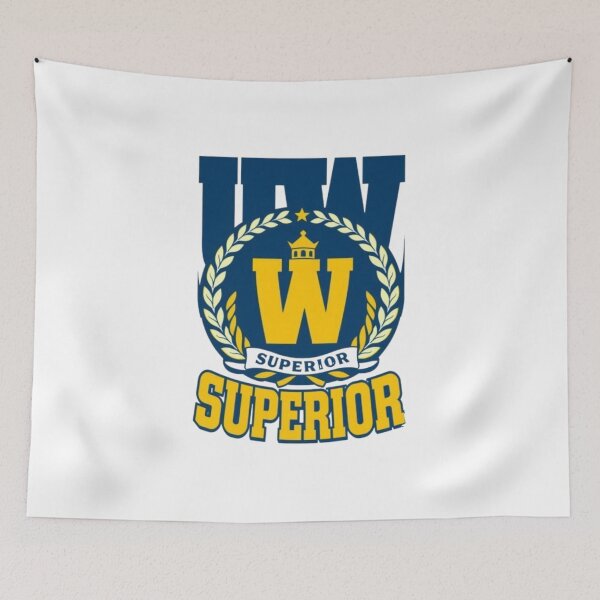 Item preview, UW Superior Monogram Crest Design designed and sold by MystiColo.