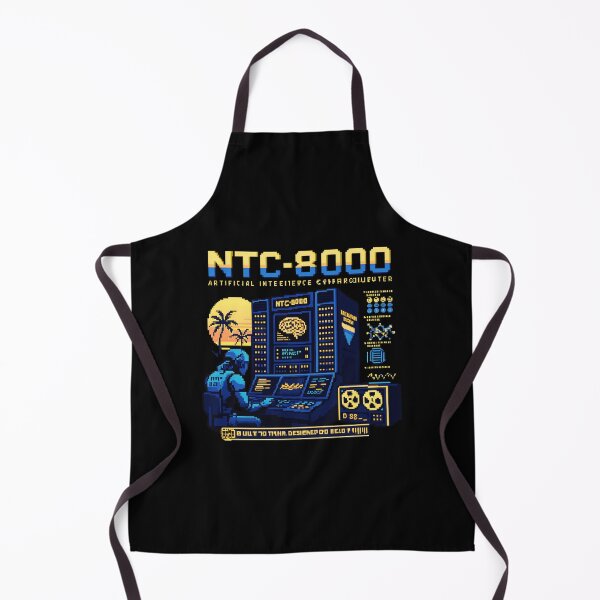 Item preview, Retro AI Supercomputer Robot | 1984 Cyberpunk Vaporwave Computer designed and sold by TEEJAMBOREE.