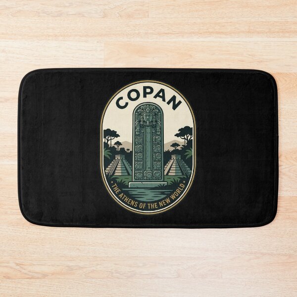 Item preview, Copan Mayan Ruins Honduras Vintage Travel Emblem designed and sold by k3rstman1.