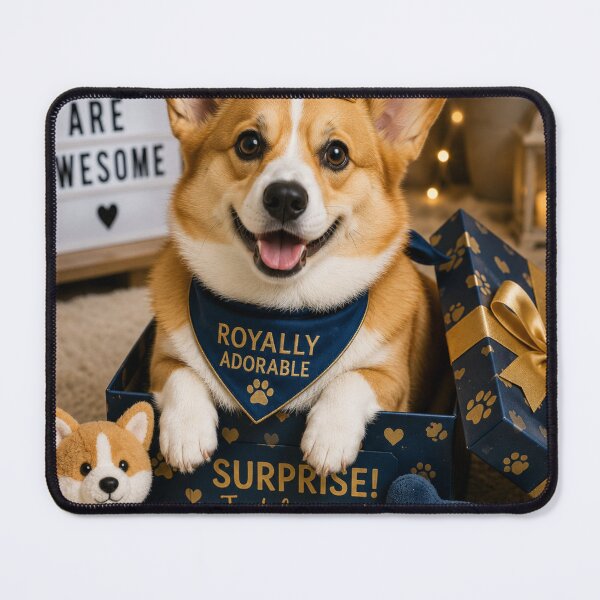 Item preview, Royal Prince Corgi Gift Portrait Design designed and sold by BagFactoryUK.