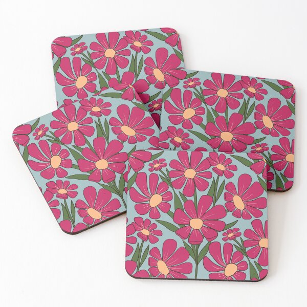 Item preview, Bright Garden Florals in Burgundy designed and sold by creativebakergb.