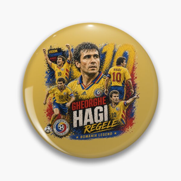 Item preview, Gheorghe Hagi - Romanian Football Legend designed and sold by Sports Boutique.