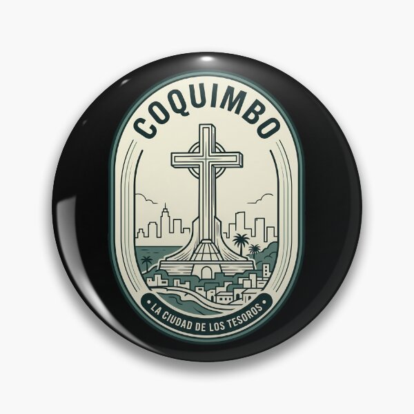 Item preview, Coquimbo Chile Vintage Travel Emblem City of Treasures designed and sold by k3rstman1.