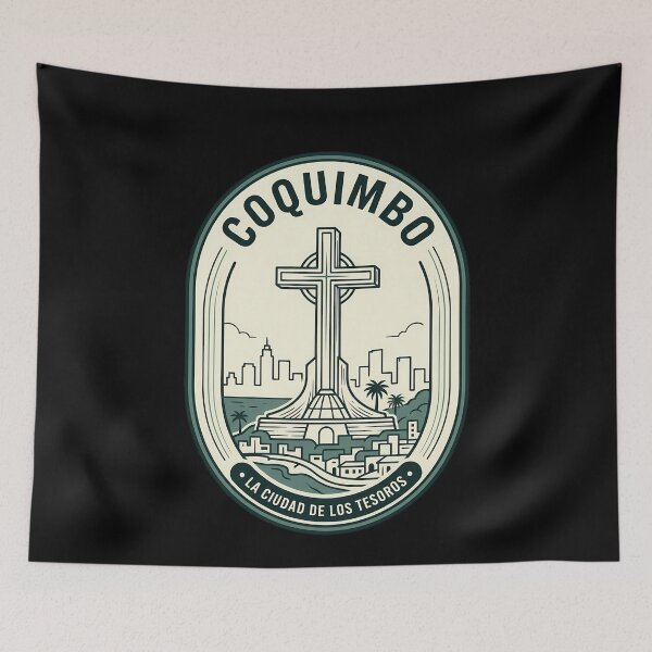 Item preview, Coquimbo Chile Emblema de viaje vintage Ciudad de los tesoros designed and sold by k3rstman1.