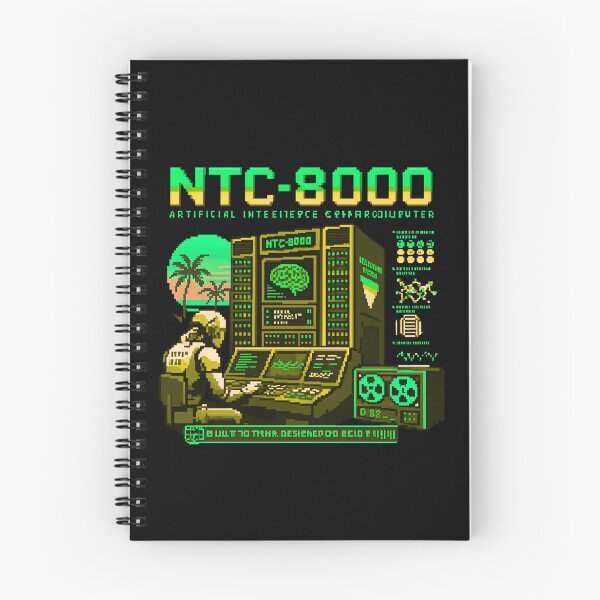 Item preview, Retro AI Supercomputer Robot | 1984 Cyberpunk Vaporwave Computer designed and sold by TEEJAMBOREE.
