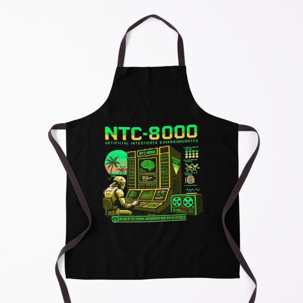 Item preview, Retro AI Supercomputer Robot | 1984 Cyberpunk Vaporwave Computer designed and sold by TEEJAMBOREE.