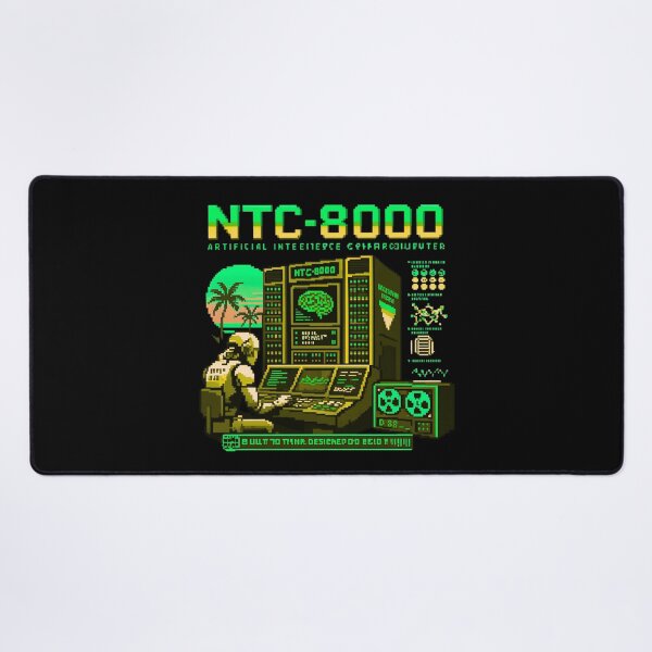 Item preview, Retro AI Supercomputer Robot | 1984 Cyberpunk Vaporwave Computer designed and sold by TEEJAMBOREE.