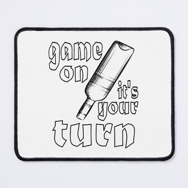 Item preview, Game on It’s your turn Bottle game Challenge Black designed and sold by Victoria-Cave.