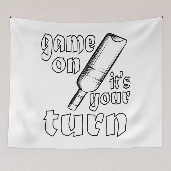 Item preview, Game on It’s your turn Bottle game Challenge Black designed and sold by Victoria-Cave.