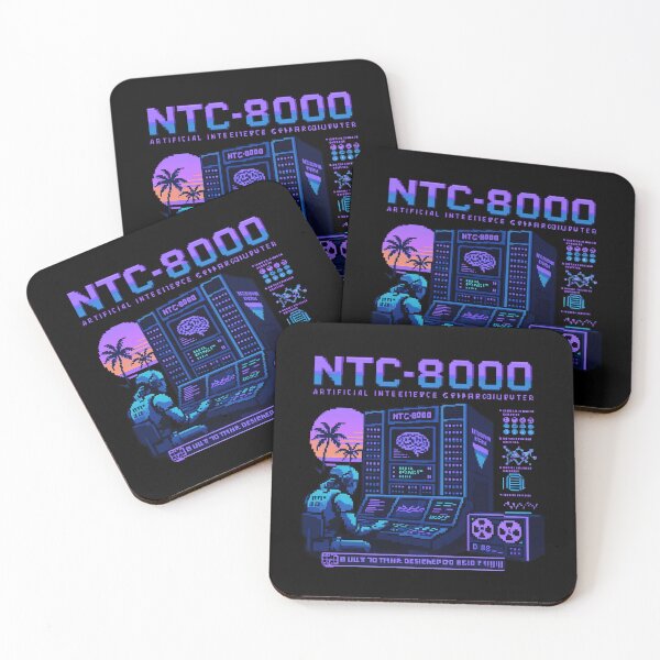 Item preview, Retro AI Supercomputer Robot | 1984 Cyberpunk Vaporwave Computer designed and sold by TEEJAMBOREE.