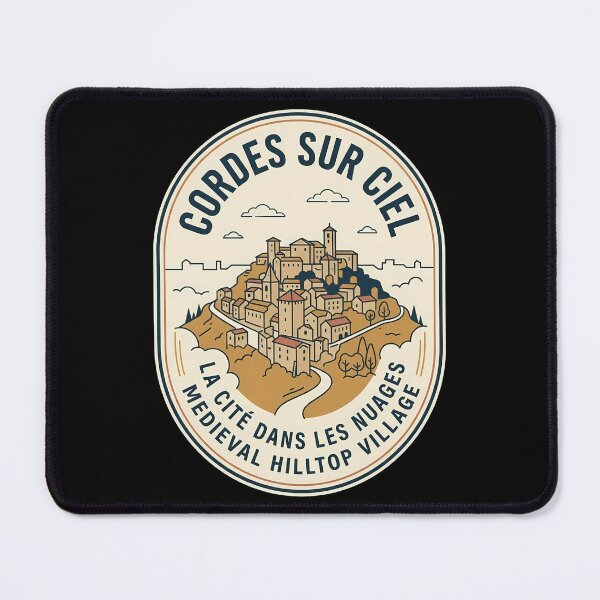 Item preview, Medieval Hilltop Village Cordes Sur Ciel Vintage Travel designed and sold by k3rstman1.