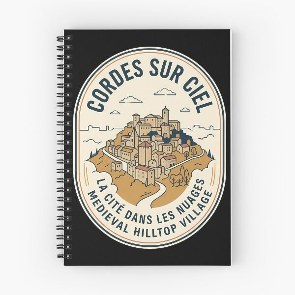 Item preview, Medieval Hilltop Village Cordes Sur Ciel Vintage Travel designed and sold by k3rstman1.