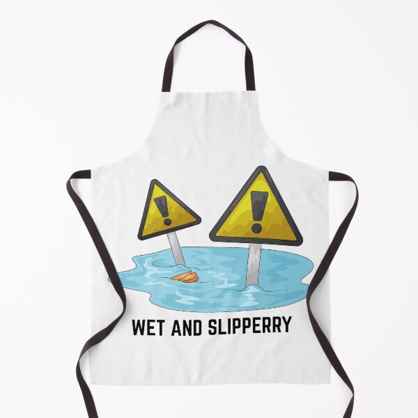 Item preview, Wet and Slipppery Sign designed and sold by MayaCordalia.