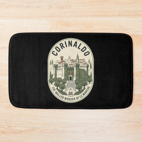Item preview, Corinaldo Italy Walled Wonder Vintage Travel Emblem designed and sold by k3rstman1.