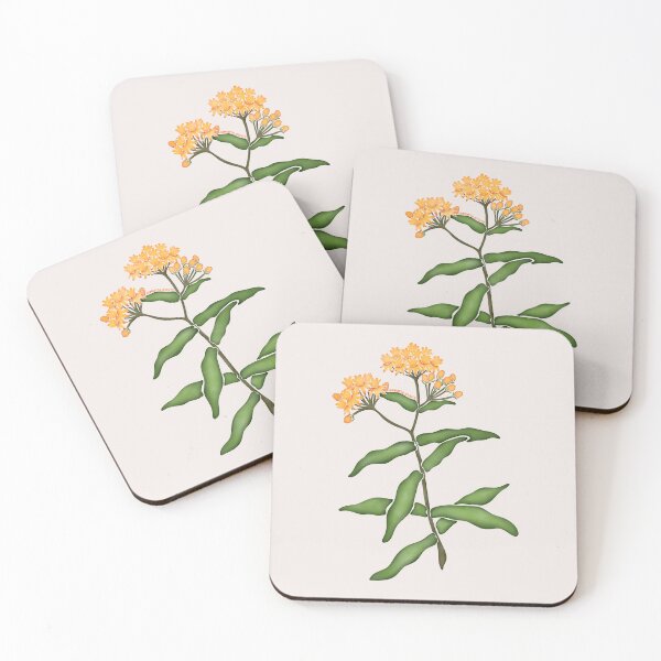 Item preview, Watercolor Butterfly Milkweed Flower- Texas Native Flower designed and sold by Marguerite Artistry.