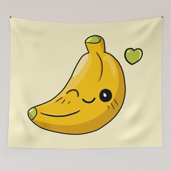 Item preview, Cute Banana Character Illustration designed and sold by Phyllya Design.