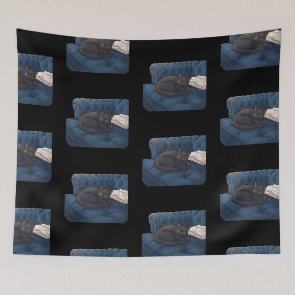 Item preview, Cozy Academic Black Cat – Dark Academia Aesthetic Art designed and sold by Fatomfatom.