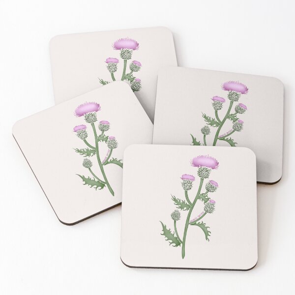 Item preview, Watercolor Texas Thistle Flower- Texas Native Flower designed and sold by Marguerite Artistry.