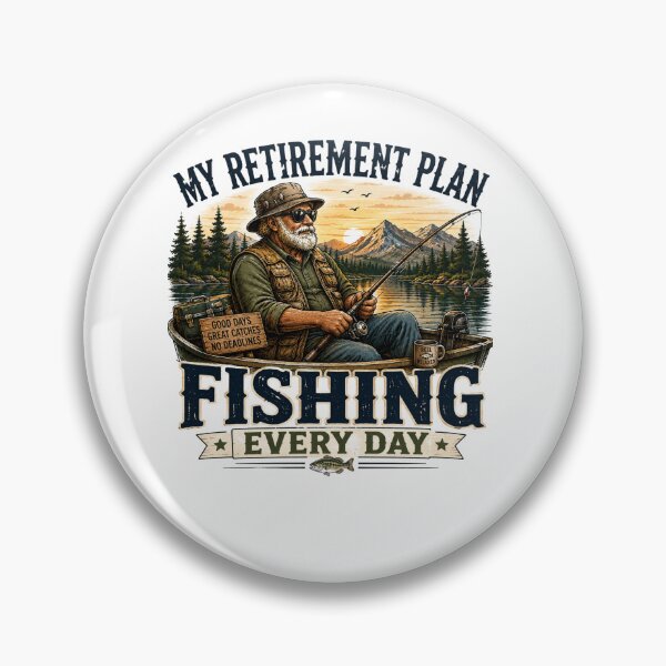Item preview, My Retirement Plan Fishing Every Day Vintage Fisherman Gift Shirt designed and sold by Masloshop.