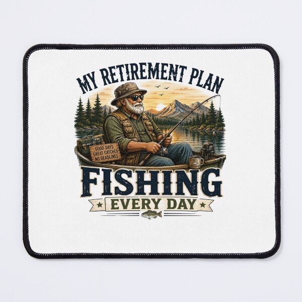 Item preview, My Retirement Plan Fishing Every Day Vintage Fisherman Gift Shirt designed and sold by Masloshop.