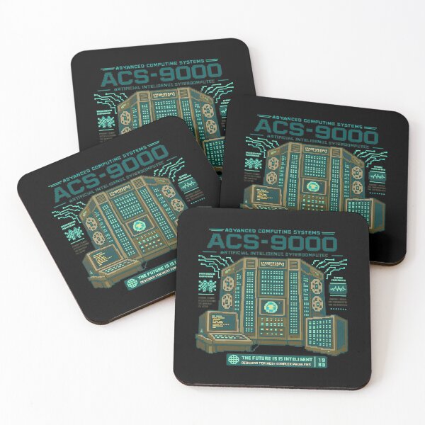 Item preview, Retro AI Supercomputer Robot | 1984 Cyberpunk Vaporwave Computer designed and sold by TEEJAMBOREE.