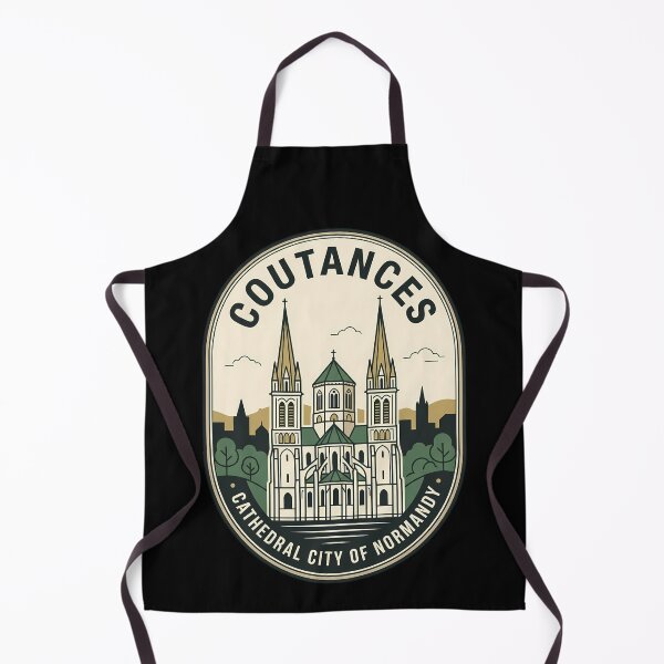 Item preview, Coutances Cathedral France Vintage Travel Emblem designed and sold by k3rstman1.