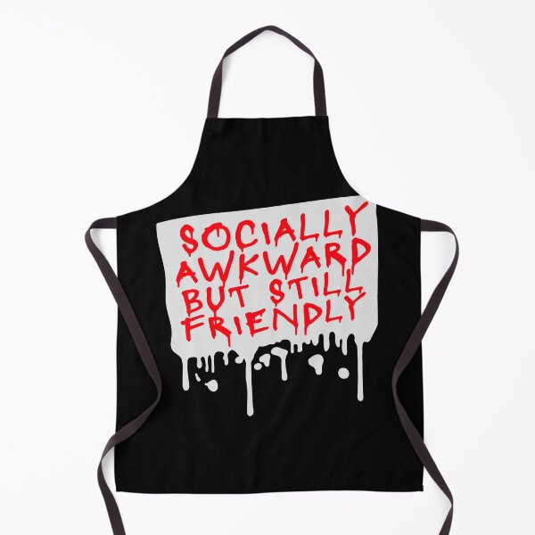 Item preview, Socially Awkward But Still Friendly Funny Relatable Quote designed and sold by shirt-o-mat.
