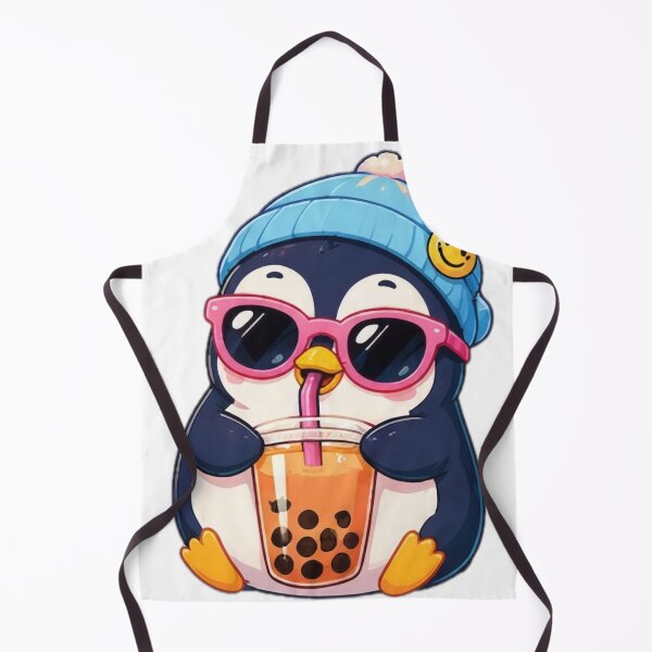 Item preview, Bubble Tea Penguin designed and sold by DailyDoodlesBySumbul.