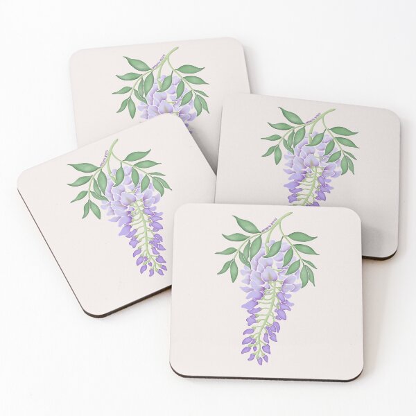 Item preview, Watercolor Wisteria Flower- Texas Native Flower designed and sold by Marguerite Artistry.