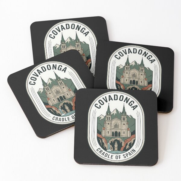 Item preview, Covadonga Spain Basilica Vintage Travel Emblem designed and sold by k3rstman1.