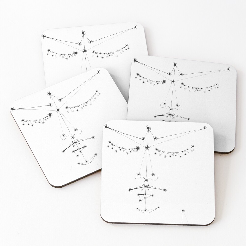 Item preview, Coasters (Set of 4) designed and sold by LovableObjects.