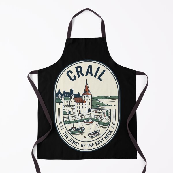 Item preview, Crail Scotland Harbor Vintage Travel Emblem designed and sold by k3rstman1.