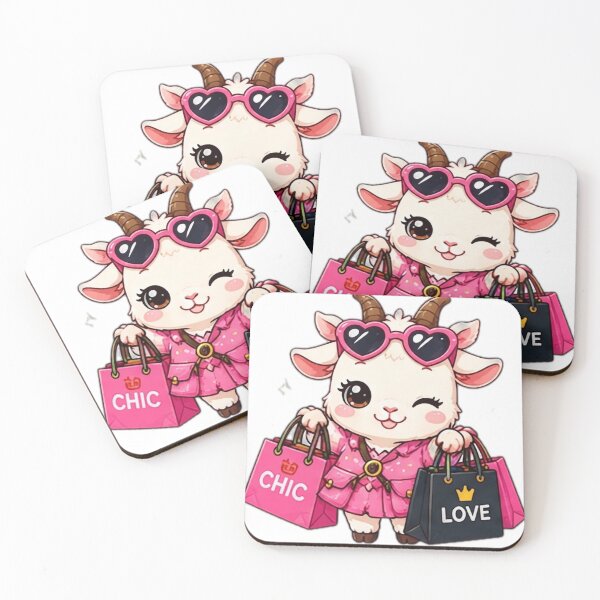 Item preview, Fashionista Shopping Goat designed and sold by DailyDoodlesBySumbul.