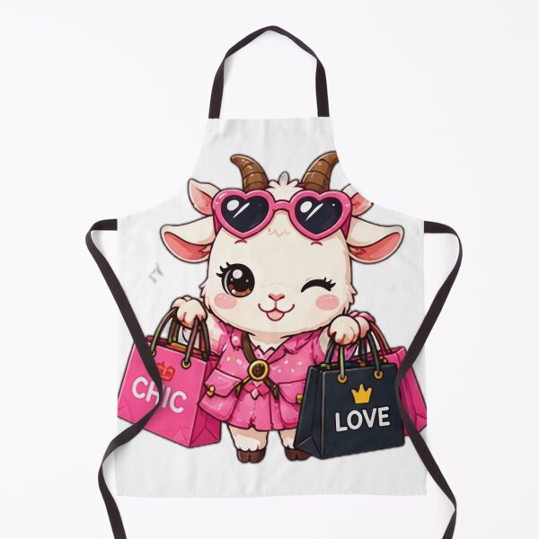 Item preview, Fashionista Shopping Goat designed and sold by DailyDoodlesBySumbul.