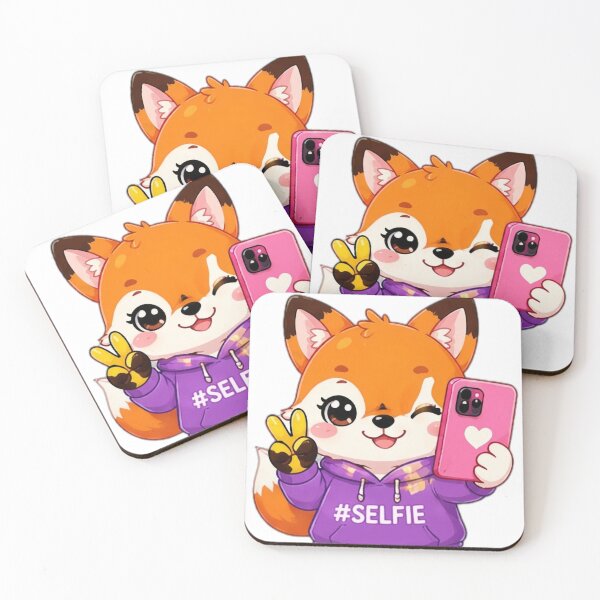 Item preview, Selfie Queen Fox designed and sold by DailyDoodlesBySumbul.