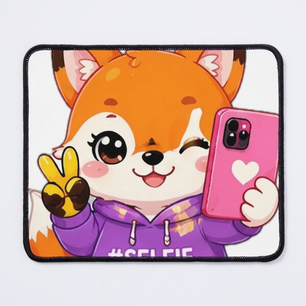 Item preview, Selfie Queen Fox designed and sold by DailyDoodlesBySumbul.