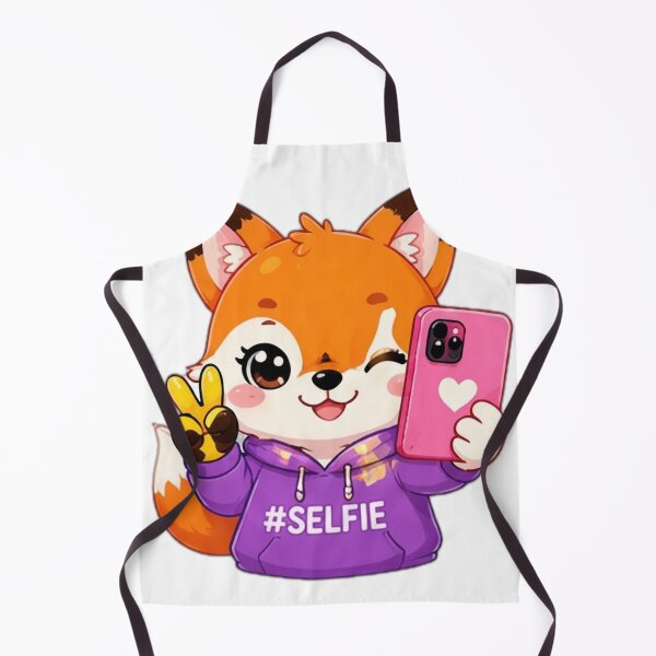 Item preview, Selfie Queen Fox designed and sold by DailyDoodlesBySumbul.