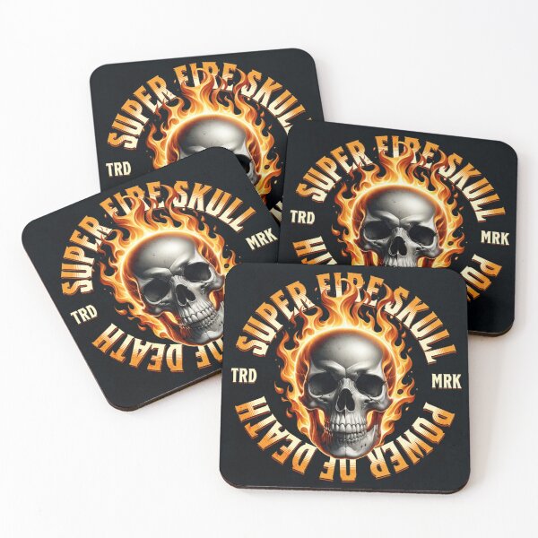 Item preview, Burning Skull Circle Artwork designed and sold by WAKYSHOP.